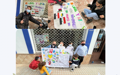 Actividad contra las guerras del mundo.