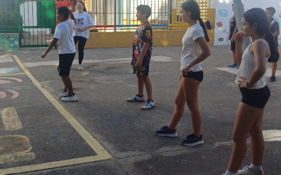 Actividad 34: Fiesta del agua en Patio colegio Margaritas